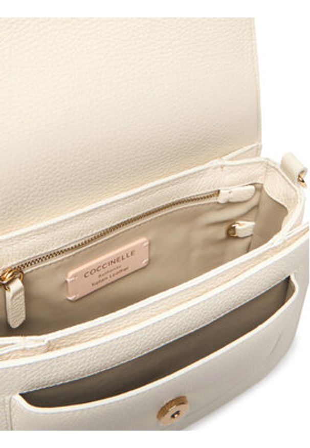 Coccinelle Torebka SSL Coccinelle C-Me E1 SSL 15 01 01 Écru. Materiał: skórzane
