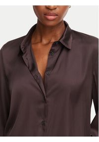 Marella Koszula Edro 2625116081 Brązowy ciemny Regular Fit. Kolor: brązowy. Materiał: syntetyk #2
