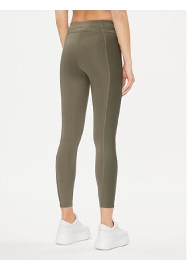 Reebok Legginsy Yoga Performance IM4048 Zielony Fitted Fit. Kolor: zielony. Materiał: syntetyk