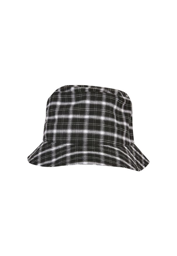 FLEXFIT - Bob w kratkę Flexfit. Kolor: wielokolorowy, szary, czarny. Wzór: kratka