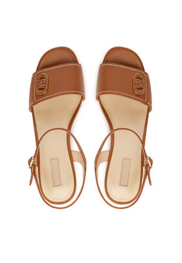 Liu Jo Sandały Harper 04 SA6119 P0102 Brązowy. Kolor: brązowy. Materiał: skóra