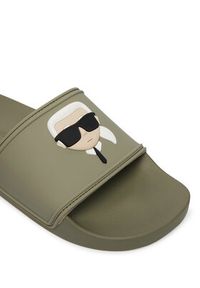 Karl Lagerfeld - KARL LAGERFELD Klapki KL70005C Szary. Kolor: szary. Materiał: syntetyk #3