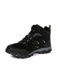 Buty trekkingowe męskie HolcombeIEP Mid Regatta. Kolor: czarny. Sport: turystyka piesza