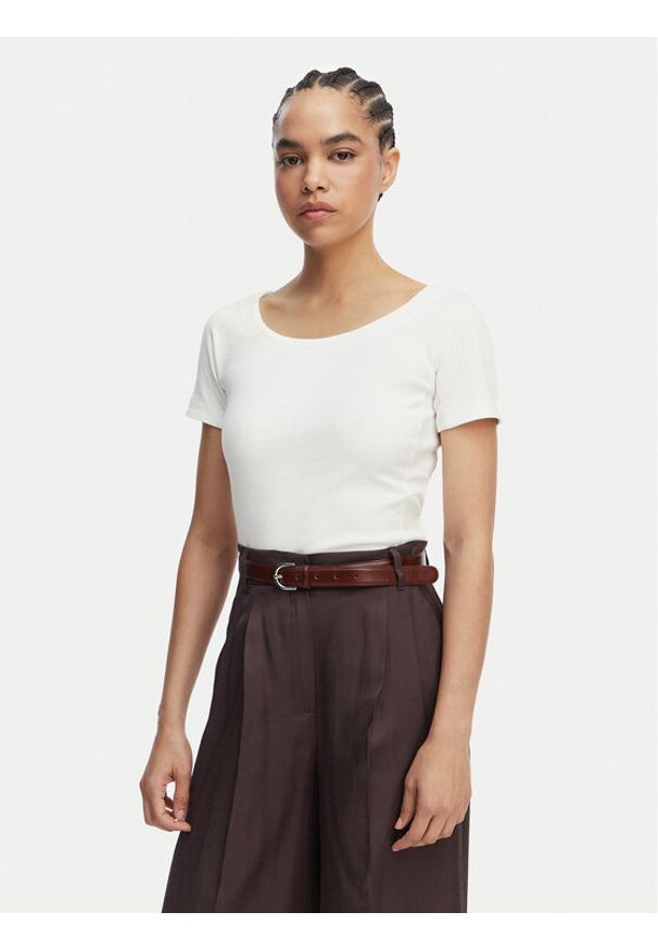 Weekend Max Mara Bluzka Multig 2615941122 Biały Regular Fit. Kolor: biały. Materiał: bawełna