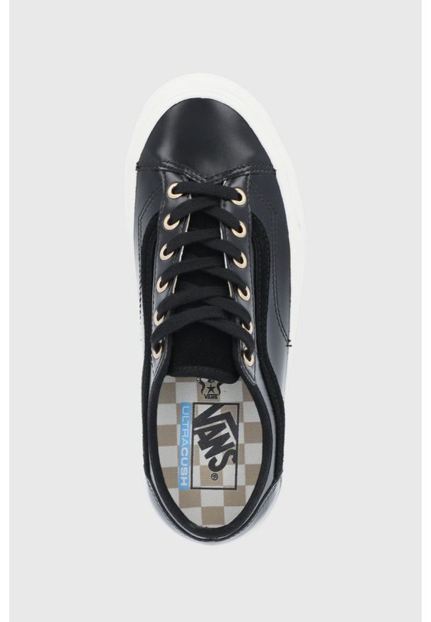 Vans - Tenisówki. Nosek buta: okrągły. Zapięcie: sznurówki. Kolor: czarny. Materiał: guma