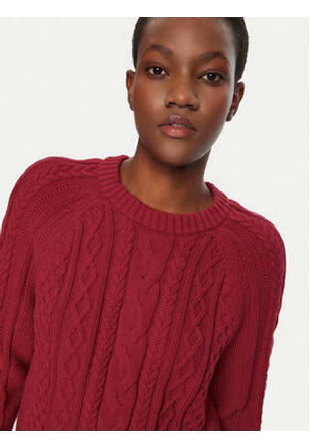 GAP - Gap Sweter 626355-05 Czerwony Regular Fit. Kolor: czerwony. Materiał: bawełna