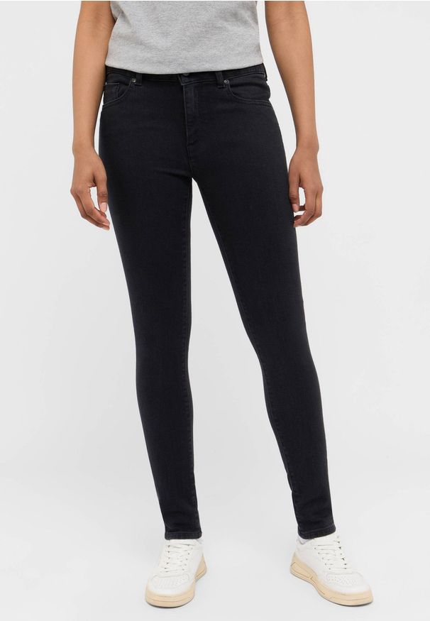 Damskie Spodnie Jeansowe Mustang Style Shelby Skinny Denim Black 1015976 4000 802