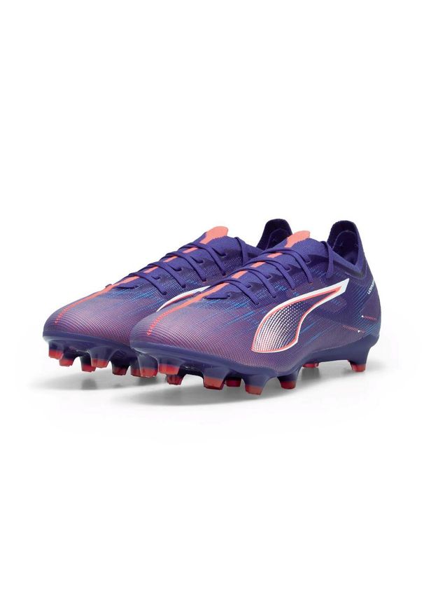 Buty piłkarskie Puma Ultra Pro FG Lapis, Mężczyźni. Kolor: wielokolorowy, niebieski, biały. Materiał: materiał. Sport: piłka nożna