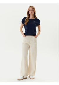 Mustang T-Shirt Alma 1016155 Granatowy Regular Fit. Kolor: niebieski. Materiał: bawełna #3