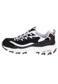 skechers - Buty sportowe Sneakersy damskie, Skechers D'Lites Devoted Fan. Kolor: czarny. Sport: turystyka piesza #2