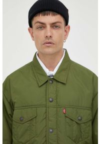 Levi's® - Levi's kurtka męska kolor zielony przejściowa. Okazja: na spotkanie biznesowe. Kolor: zielony. Styl: biznesowy #3