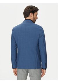 Michael Kors Marynarka MK0SB01025 Niebieski Slim Fit. Kolor: niebieski. Materiał: syntetyk #6