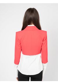 Patrizia Pepe Żakiet | DS1421/AB73 | Kobieta | Różowy. Kolor: różowy. Materiał: poliester, elastan. Długość: krótkie. Styl: elegancki #4