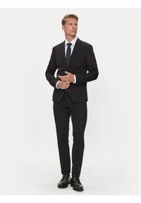 Lindbergh Garnitur 30-606900 Czarny Slim Fit. Kolor: czarny. Materiał: syntetyk #1