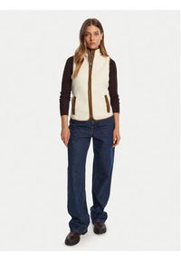 Barbour Kamizelka LFL0055CR11 Écru Regular Fit. Materiał: syntetyk #3