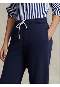 Polo Ralph Lauren Spodnie dresowe 211891560002 Granatowy Regular Fit. Kolor: niebieski. Materiał: bawełna, dresówka #5