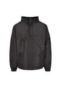 BUILD YOUR BRAND - Letnia Wiatrówka Unisex Dla Dorosłych. Kolor: czarny. Sezon: lato. Sport: turystyka piesza