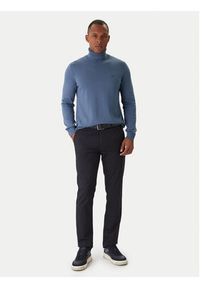 BOSS Chinosy 50547719 Czarny Slim Fit. Kolor: czarny. Materiał: syntetyk #4