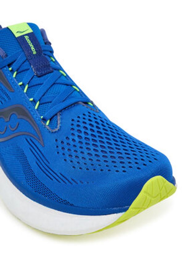 Saucony Buty do biegania Ride 18 S21000 Zielony. Kolor: zielony. Materiał: materiał