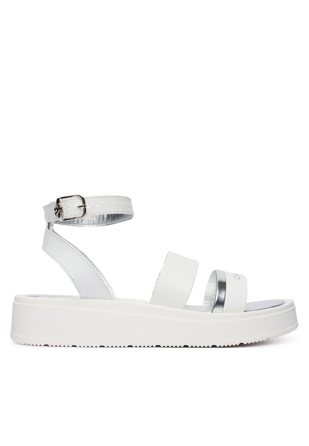 Sandały Calvin Klein. Kolor: biały