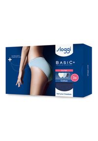 Sloggi Komplet 3 par fig klasycznych Basic 10222391 Niebieski. Kolor: niebieski. Materiał: bawełna #10