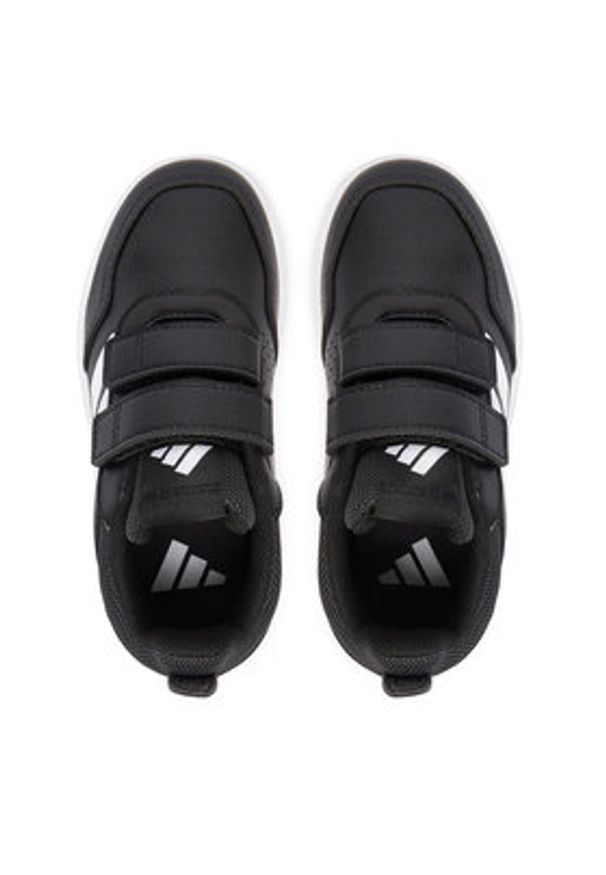 Adidas - adidas Sneakersy Tensaur Sport 3.0 Cf K JQ1842 Czarny. Kolor: czarny. Materiał: skóra