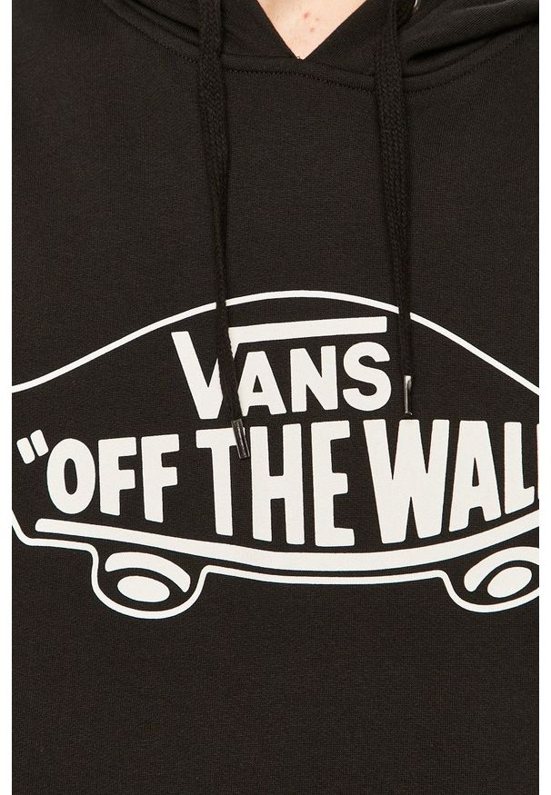 Vans - Bluza. Kolor: czarny. Wzór: nadruk