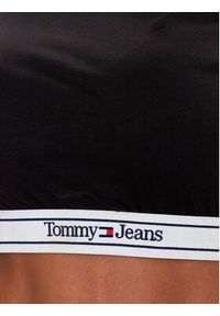 Tommy Jeans T-Shirt DW0DW15167 Czarny Regular Fit. Kolor: czarny. Materiał: bawełna