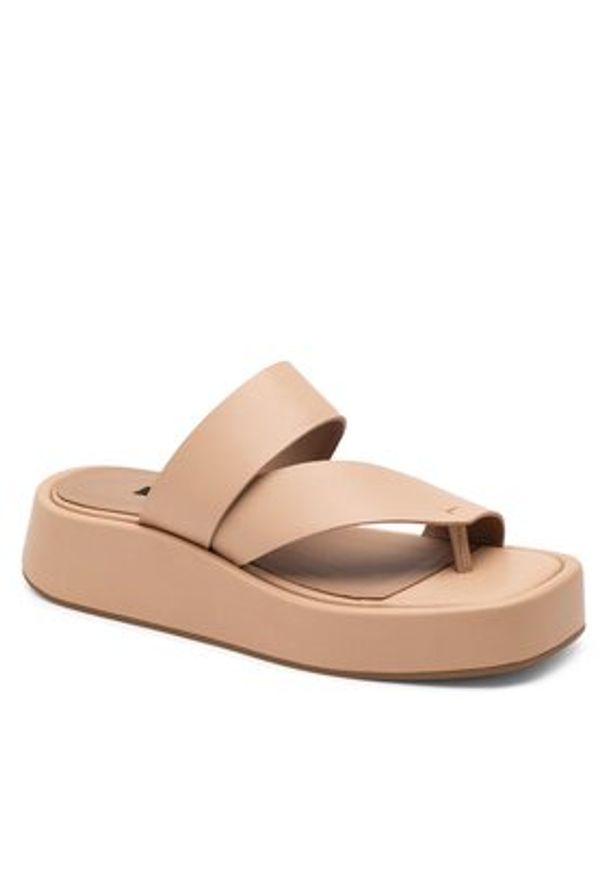 Gino Rossi Japonki PACIANA-32289 Beżowy. Kolor: beżowy. Materiał: skóra