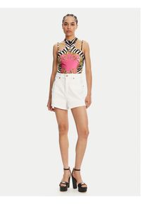 Versace Jeans Couture Body 78HAM2P0 Kolorowy Slim Fit. Materiał: syntetyk. Wzór: kolorowy