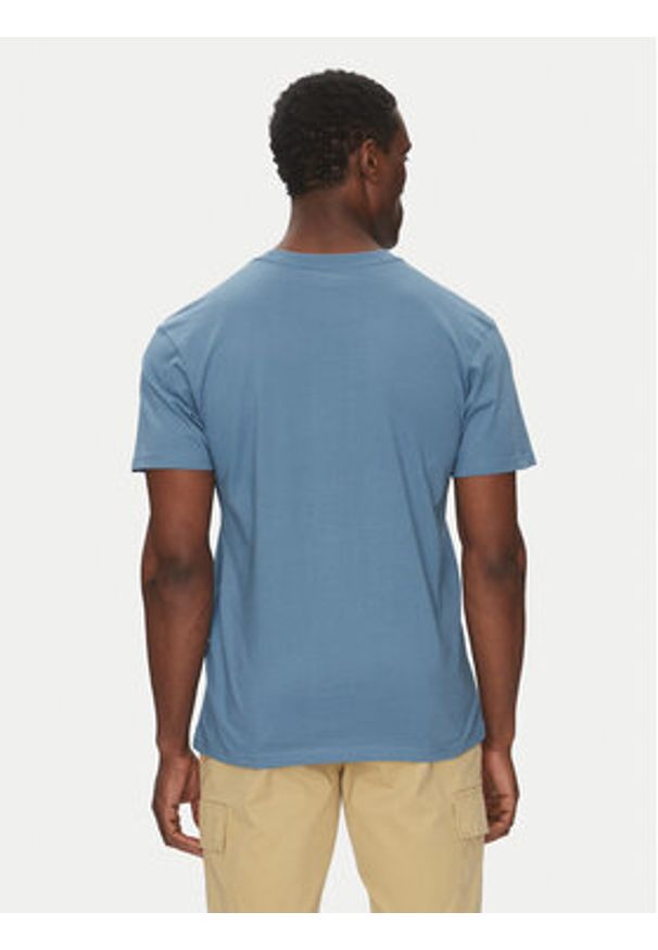 Quiksilver T-Shirt EQYZT08056 Niebieski Regular Fit. Kolor: niebieski. Materiał: bawełna