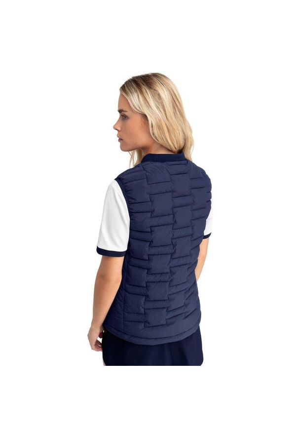 SIROKO - Kamizelka golfowa damska Royal-W ocieplana. Typ kołnierza: golf. Kolor: niebieski. Sport: golf