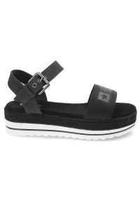 Big-Star - Czarne Sandały Big Star Wygodne Buty Damskie. Okazja: na co dzień. Kolor: czarny. Sezon: lato. Styl: casual #2