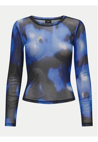 JDY Bluzka Elsa 15303787 Niebieski Slim Fit. Kolor: niebieski. Materiał: syntetyk #4