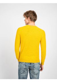 Antony Morato Sweter | MMSW01180 YA200070 | Mężczyzna | Żółty. Okazja: na co dzień. Kolor: żółty. Materiał: bawełna, wiskoza. Styl: casual