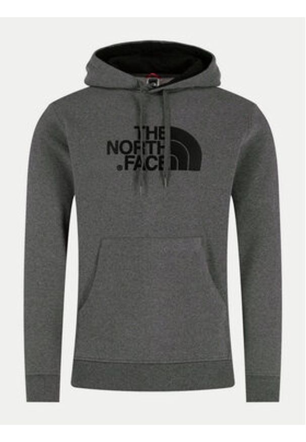The North Face Bluza Drew Peak Pul Hoodie NF00AHJY Szary Regular Fit. Kolor: szary. Materiał: bawełna