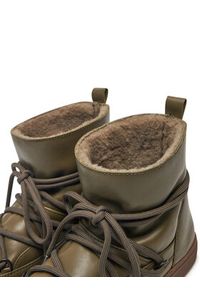 Inuikii Śniegowce Full Leather 55102-087 Zielony. Kolor: zielony. Materiał: skóra #3