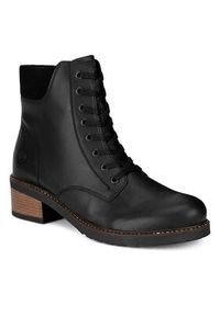 Remonte Trzewiki D1A70-00 Czarny. Kolor: czarny. Materiał: skóra #6