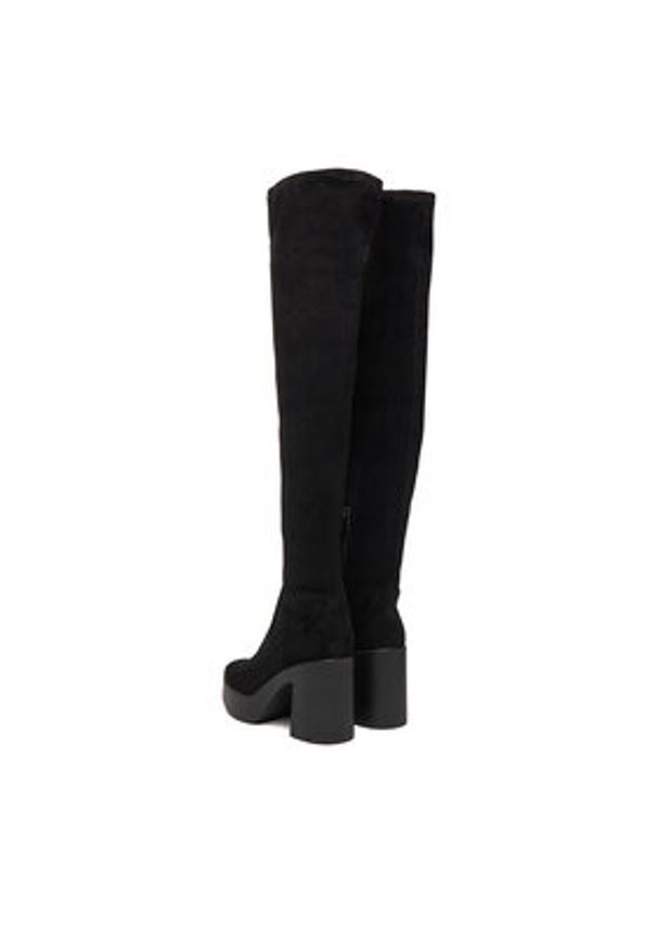 DeeZee Kozaki 22066-1 Czarny. Kolor: czarny. Materiał: materiał