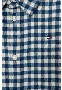 TOMMY HILFIGER - Tommy Hilfiger koszula dziecięca kolor niebieski. Okazja: na co dzień. Kolor: niebieski. Materiał: bawełna. Długość rękawa: długi rękaw. Długość: długie. Styl: casual #3