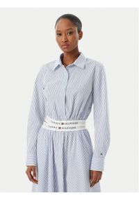 TOMMY HILFIGER - Tommy Hilfiger Koszula WW0WW48903 Niebieski Regular Fit. Kolor: niebieski. Materiał: bawełna #1