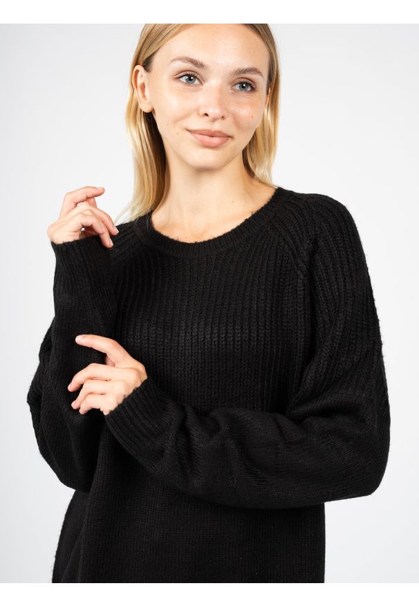 Silvian Heach Sweter Mondee | PGA22132 | Kobieta | Czarny. Kolor: czarny. Materiał: akryl, nylon. Wzór: ze splotem