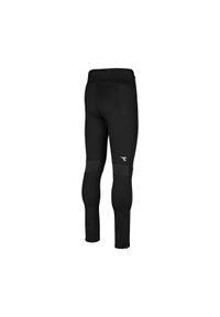 Diadora - Legginsy męskie DIADORA RUNNING TIGHTS. Kolor: czarny. Sport: bieganie