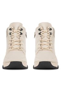 Rieker Trzewiki 45955-60 Beżowy. Kolor: beżowy. Materiał: materiał #7