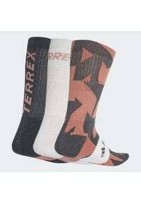 Adidas - Skarpety Terrex Multi 3 Pack. Kolor: szary, wielokolorowy, biały, różowy. Materiał: bawełna, materiał