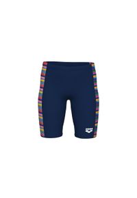 Spodenki Treningowe Arena Racing Stripe Swim Jammer junior. Kolor: niebieski
