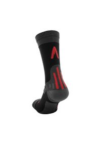 Skarpety trekkingowe Alpinus Valletto czarne merino coolmax. Kolor: czarny. Materiał: wełna. Sport: turystyka piesza