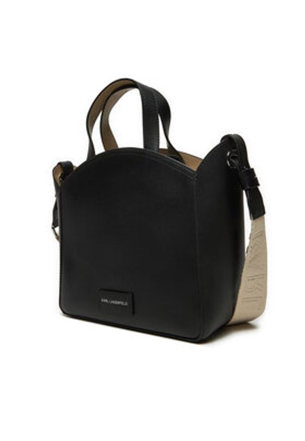 Karl Lagerfeld - KARL LAGERFELD Torebka A1W30058 Czarny. Kolor: czarny. Materiał: skórzane