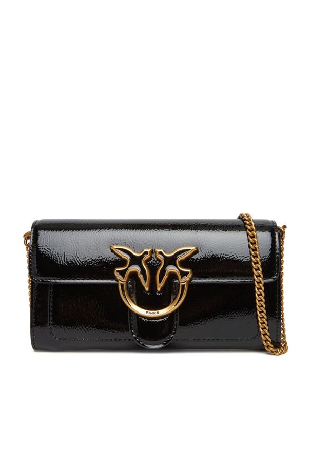 Pinko - PINKO Torba Love One Wallet C AI 23-24 PCPL 100062 A10I Czarny. Kolor: czarny. Materiał: skórzane