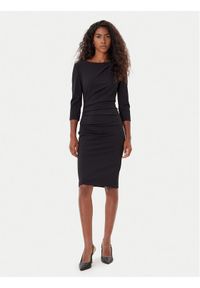 Rinascimento Sukienka koktajlowa CFC0126154003 Czarny Slim Fit. Kolor: czarny. Materiał: syntetyk. Styl: wizytowy